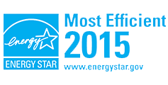Recognized as 2015 ENERGY STAR Most Efficient Product 