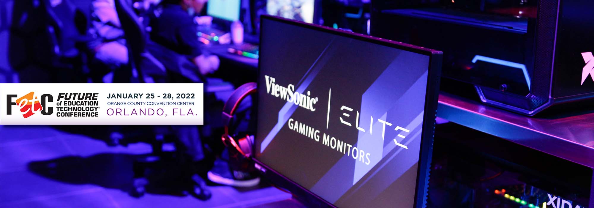 ViewSonic Highlights Collaboration Tools and Display Technologies; Gaming Stations in the Esports Theater at FETC 2022