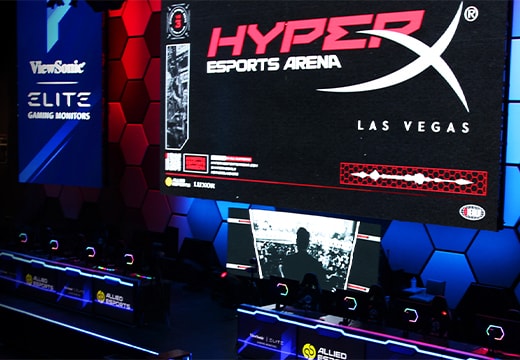 the official sponsor of the HyperX Esports Arena