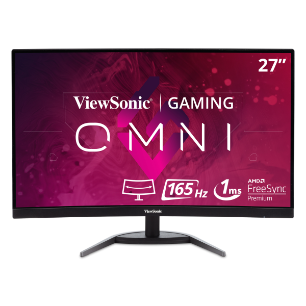 VX2768-PC-MHD - 27" OMNI Curved 1080p 1ms 165Hz Gaming Monitor with FreeSync Premium product image