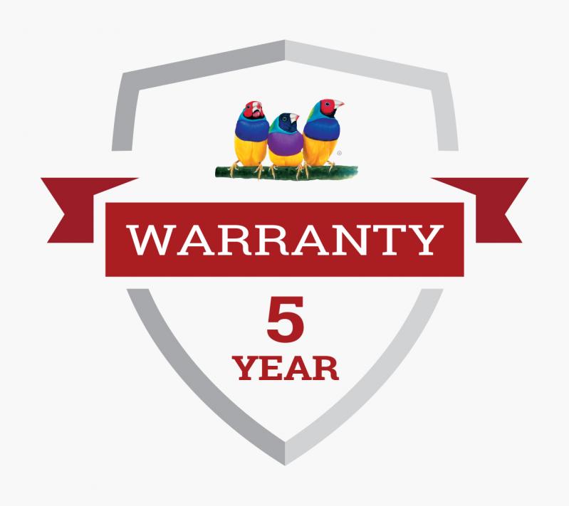5 year Warranty